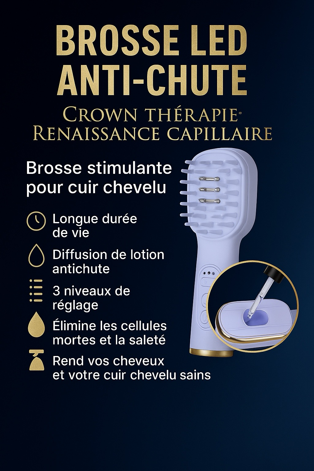 Crown thérapie , la renaissance capillaire