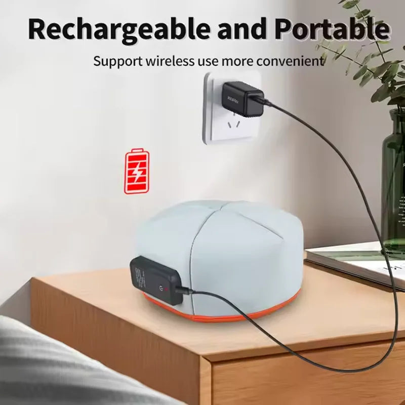 Bonnet de cheveux LED rechargeable portable infrarouge pour bonnet de croissance de cheveux à lumière rouge